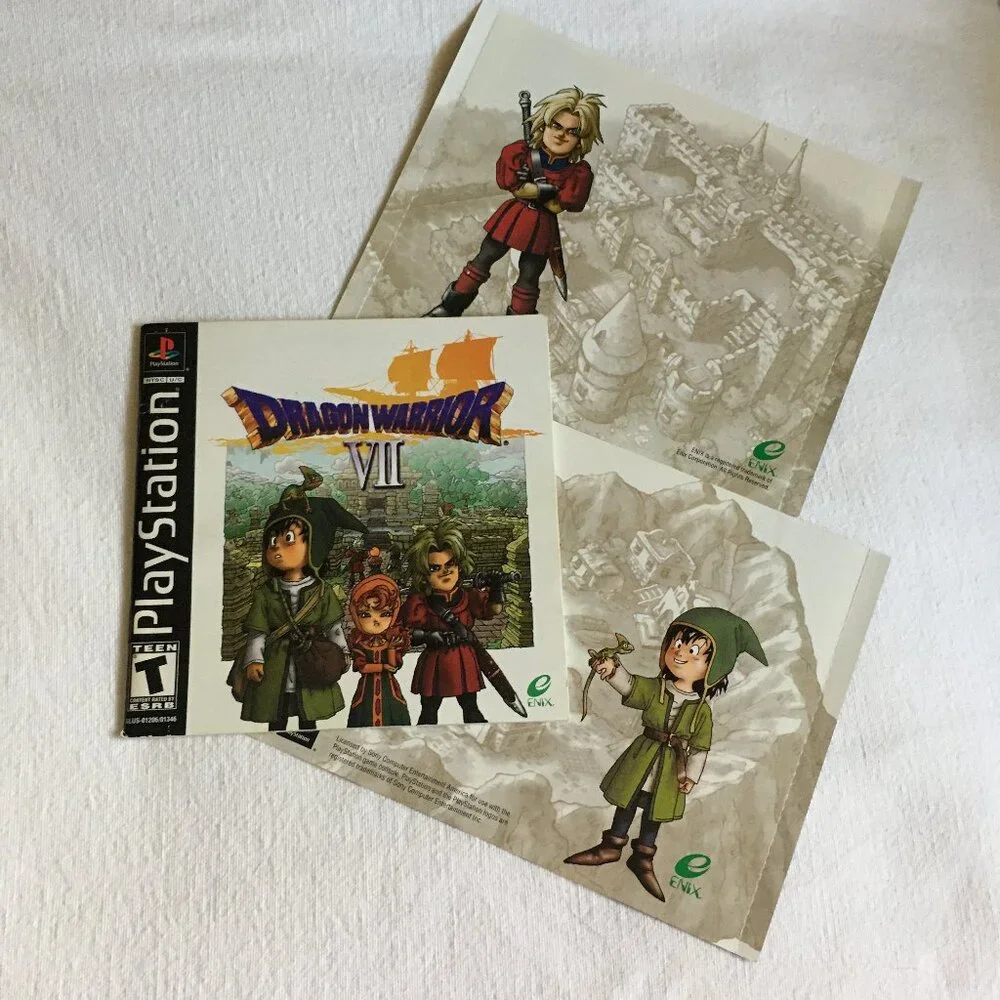 Dragon Warrior VII Sony Ps1 Without Box - Picture 11 of 11